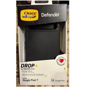 OtterBox Defender Case Google Pixel 7 Rugged Drop Protection Black NIB